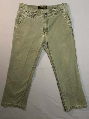 Vintage Old Navy Surplus Olive Cargo Pants 34x30 Y2K Military